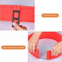 Banner - Molde Desmontable de Silicona para Bizcochos rojo 22 cm