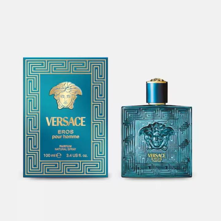 Versace - Eros Parfum 100 Ml. | Perfume para hombre. Menta Fresca, Aceite de Elemi, Limón de Italia, Vainilla y… — oferta en Miravia