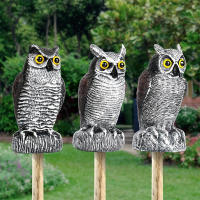Adorno De Jardín Con Órbitas De Águila Plástico Impermeable Para Disuadir Pájaros Decoración Antipájaros Para Exterior - details 1