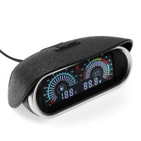 Medidor Digital LCD Universal Para Coche 2 En 1 Con Nivel De Combustible Temperatura Y Voltaje 12v RPM Tachometer 9~36v - details 3