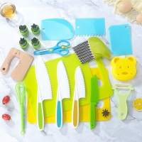 Kitchen Utensils for Kids Baking Kitchen Kitchen Knife Kitchen Set Kids Kitchen Kitchen Utensils Kids Play - WELLNGS 17 piece set - details 0