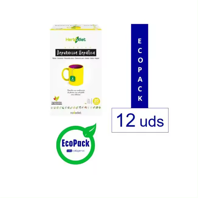 Novadiet EcoPack 12  Herbodiet Depuracion Hepatica 20 infusiones - 1