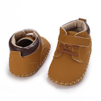 Zapatos Para Bebé 0-18 Meses Niño Y Niña Suéter De Cuero PU Suave Suela De Goma Antideslizante Zapatos Casuales Para Todoterreno - details 14