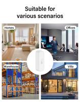 Termómetro Inteligente Zigbee 3.0 Tuya Con Control Remoto Por App Para El Hogar Automático Compatible Con Alexa Y Google Assistant Medidor De Temperatura Y Humedad - details 7