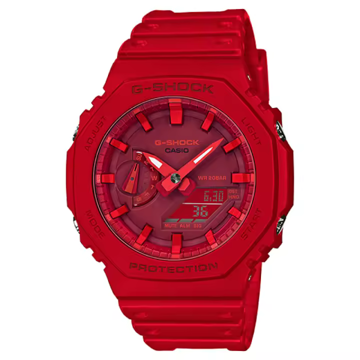 Reloj Casio GA-2100-4AER G-Shock Red Hombre - 1