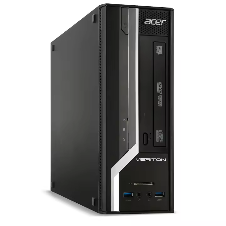 Acer Veriton X2631G SFF, Intel Core I3-4160 3.60 Ghz, 8 Gb Ram, 128/256 GB Disco SSD, DVD, Windows 10 Professional - 1