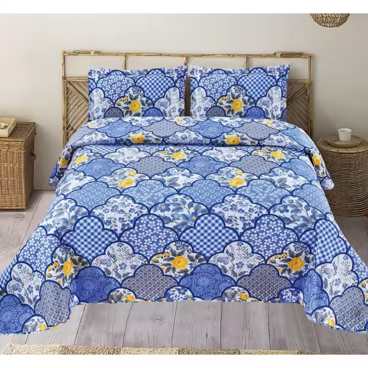 Printex Home - Colcha Bouti Verano Estampada - 90/105/135/150 cm - Poliéster - Reversible - Fina y Ligera - Sin Fundas de Cojín - ¡Renueva tu Cama esta Temporada! - 1