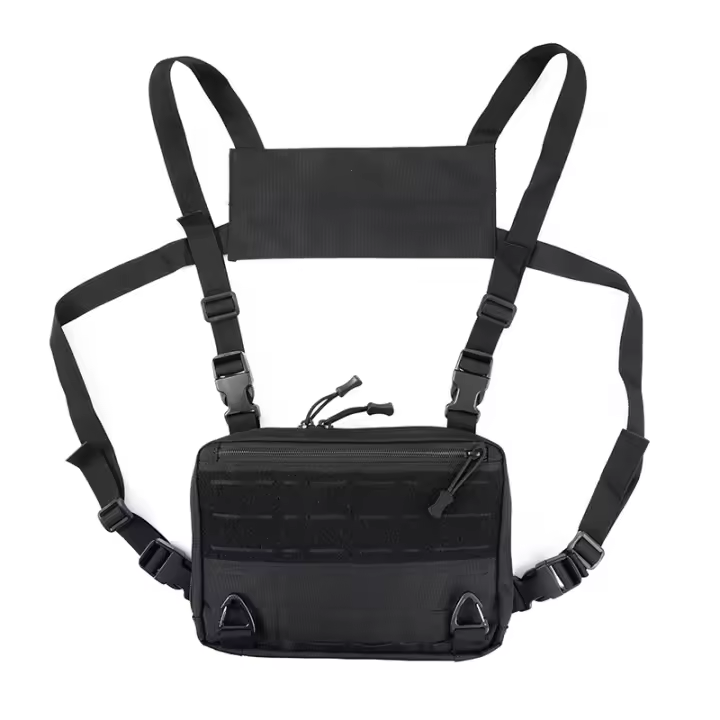 Bolsa De Pecho Táctica Con Láser Para Hombres Bolsa De Vez Funcional Camuflaje ARMADA Sistema Molle Kit De Bolsa De Manillar - 1