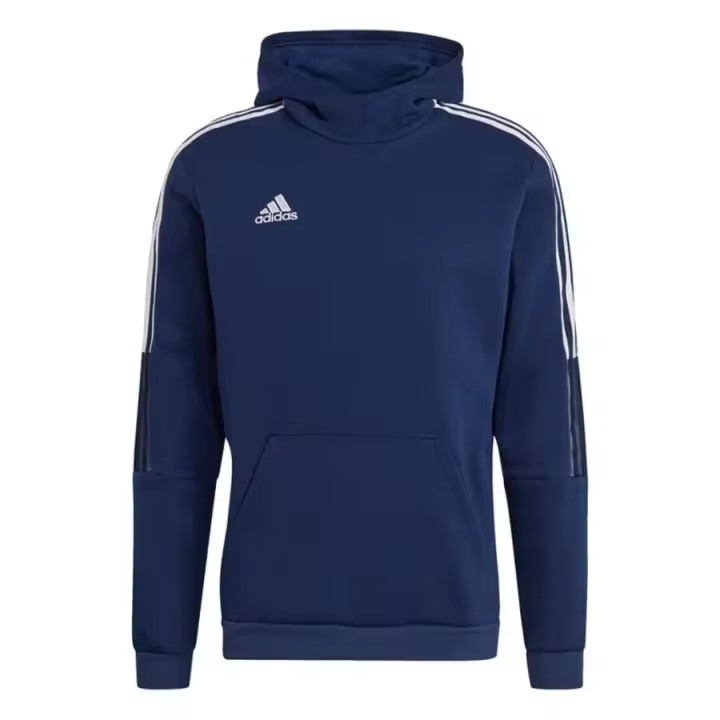 Adidas Tiro 21 Sweat Hoody M GH4464 – Sudadera con capucha y diseño de la línea Tiro 21, con ajuste relajado y tejido cálido para uso casual o deportivo. - 1