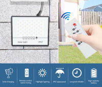 Luz de Inundación Solar LED Lámpara Solar Impermeable para Jardín y Calle - details 1