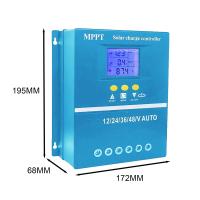 Controlador De Carga Solar MPPT 60A 80A 100A Automático Para Batería De Plomo-Acido Y Litio 12V 24V 36V 48V Regulador De PV Con Pantalla LCD - details 4