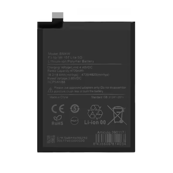 TODOBARATO 24HORAS Bateria BM4W Xiaomi Mi 10T Lite 5G M2007J17G 4820mAh - 1