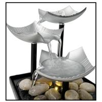 Fuente De Agua Para Decoración De Oficina Y Hogar Cascada Interior Estilo Paisajístico Feng Shui Figura De Mesa De Plástico - details 12
