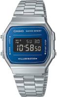 Reloj Casio Vintage A168WEM-2b hombre y mujer Alarma - Luz led - correa de acero - details 1