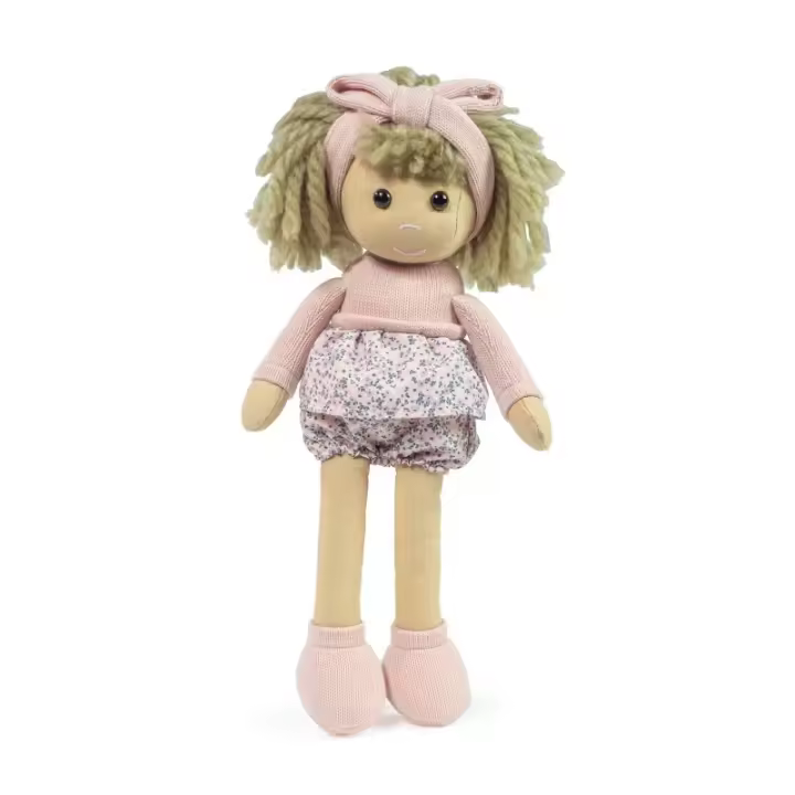 Pasito a Pasito Juguete Muñeca de Trapo Cris Flor - 1
