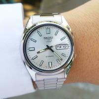 Casio Reloj Automático Hombre Seiko 5 SNXS73K1 Dial Blanco Correa Acero - details 4