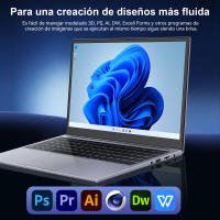 VANWIN portátil de 15,6 pulgadas con 32 GB RAM 1 TB SSD, Procesador Intel i9-8950HK (Hasta 4,8 GHz), Windows 11 Pro, 1920C x 1080 FHD , Desbloqueo por Huella digital, BT 5,1, WIFI 6, USB3.0 * 2, USB2.0 * 1, HDMI, Type _ C, English Pantalla retroiluminada - details 4