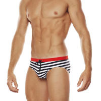 Bragas De Natación UXH Para Hombres Con Contraste De Colores Short De Playa Push-Up Sexy Material De Poliamida Y Spandex - details 8