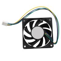 Ventilador de refrigeración negro, 70x70x15mm, 12V, 4 pines, PWM, PC, caja de ordenador, CPU - details 0