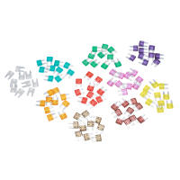 Kit De Fusibles Para Coche Y Camión Mini Blade 100pcs Variedad De Amperajes 40A 3A 5A 7.5A 10A 15A 20A 25A 30A 35A - details 3