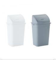 GRUPO MAYA 04150 PAPELERA CON TAPA BASCULANTE 10L BLANCO - details 0
