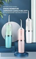 Irrigador Oral Portátil Flosser Dental Con 4 Tiras De Jetable Recargable Por USB Jet De Agua 220ml 3 Modos Limpieza De Dientes - details 2