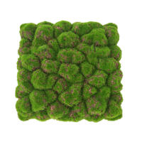 1PC Fondo De Pared Simulado En Moss Decoración De Plantas Artificiales Verde Para Arreglo Floral DIY Tablero De Esponja Para Decoración Del Hogar - details 11