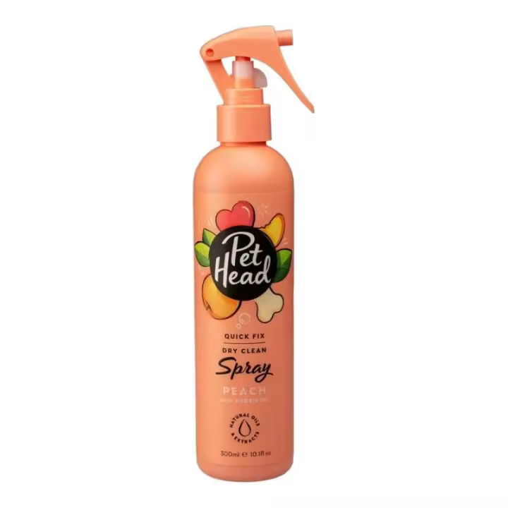 Champú en Seco Pet Head Quick Fix Perro Melocotón Spray (300 ml) - 1