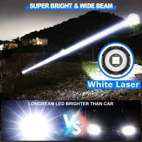 Linterna LED Potente Recargable Ultra Brillante Portátil Torcha Exterior Emergencia Camping Lámpara Luz Fuerte Impermeable Aluminio - details 0