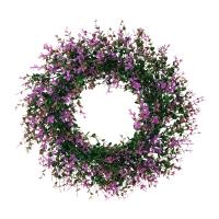 Corona De Lavanda Para Puerta De Entrada Decorativa De 16 Pulgadas Para Boda Decoración Rústica Para Exterior Fiesta De Presentación Primavera - details 2