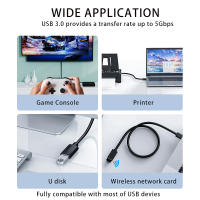 Cable De Extensión De Datos USB 3.0 Macho a Hembra Para Smart TV PS4 Xbox SSD PC Cuerda De Extensión De Datos Rápida Cable De Transferencia De Datos USB3.0 - details 4