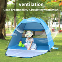 Carpa Infantil Azul De Playa KENPUAZ Plegable Fácil Y Rápido Para Camping Y Exterior Material Poliéster Impermeable Para Niños De 3 a 12 Años - details 6
