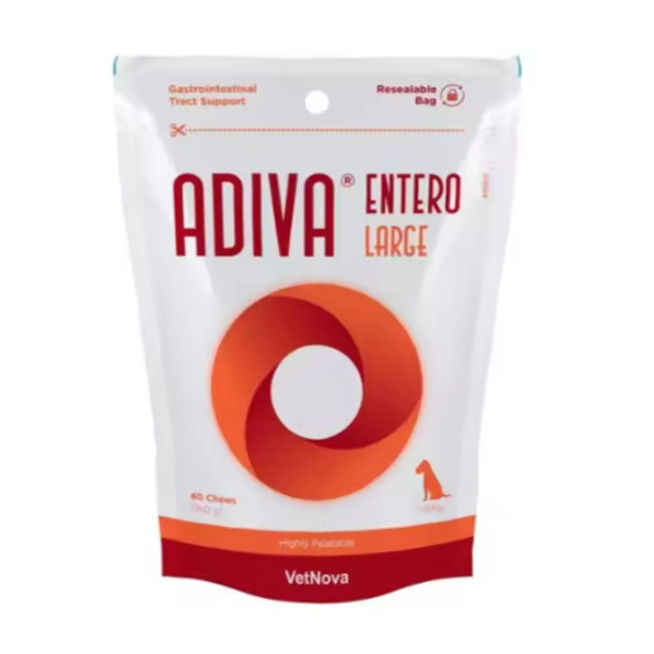ADIVA® Entero Large 40 chews Vetnova  suplemento digestivo - 1