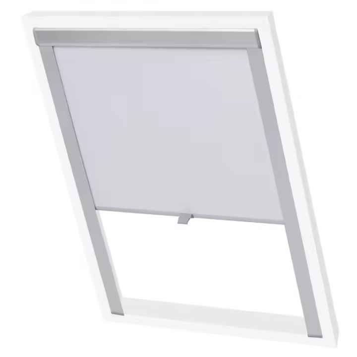 vidaXL Persiana opaca enrollable blanco U08/808 - 1
