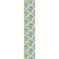 Corredor De Mesa Floral Azul Limón Iris Para Todas Las Estaciones Alfombra De Cocina Adecuada Para Decoración De Escenas De Fiestas En Casa Y Vacaciones - details 4