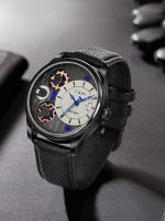 Reloj De Cuarzo Para Hombre TOMI Con Correa Desmontable Estilo Negocios Y Sencillo Caja De Regalo De Fiestas Material De Pulsera PU Calendario Completo Resistente Al Agua - details 4