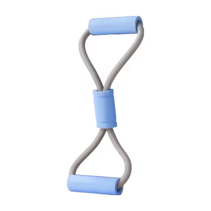 Banda De Yoga De Tensión 8 Para Ejercicios De Estiramiento Y Adelgazamiento Multiusos Equipo De Fitness Ropa Elástica De Pull Para Entrenamiento De Brazos Piernas Pecho Y Abdominales - 1
