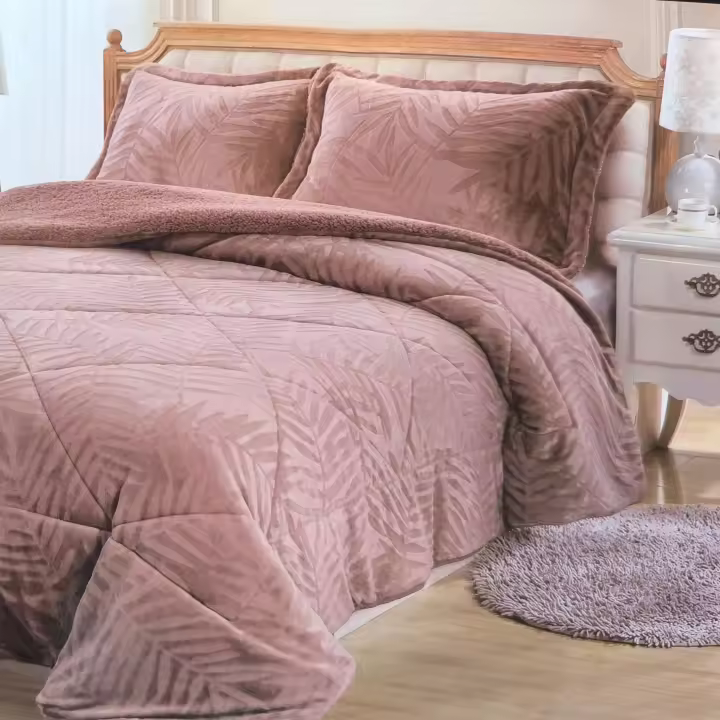 Edredón de Invierno Sherpa Extra Grueso  - Máxima Suavidad y Calidez - Máxima calidad - Edredón para cama de matrimonio con medidas 240 x 270 cm - super promo cyber monday - 1