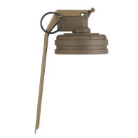 Cubierta De Tanque De Gas De Casete Diseño De División Cubierta Protectora Para Tanque De Gas Para Camping Al Aire Libre Tamaño 17cm Peso 80g Colores Negro/Khaki/Gris - details 2