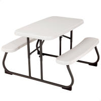 Mesa plegable picnic ultrarresistente infantil Lifetime 82,5 x 90 x 53,5 cm uv100 - details 0