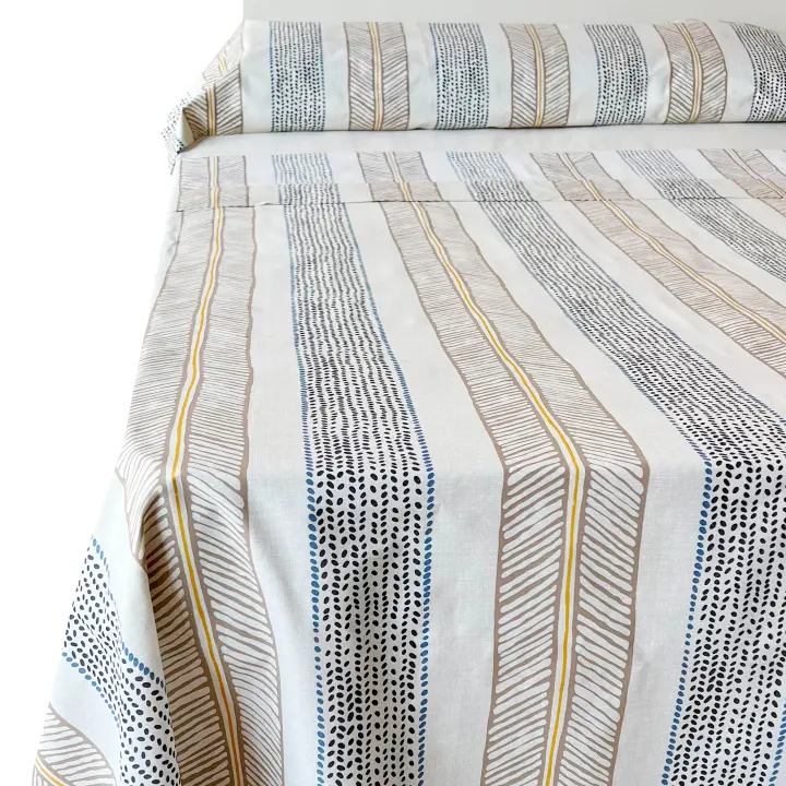 Juego de Sábanas Algodón Estampado Stripes – Alo Home - 1