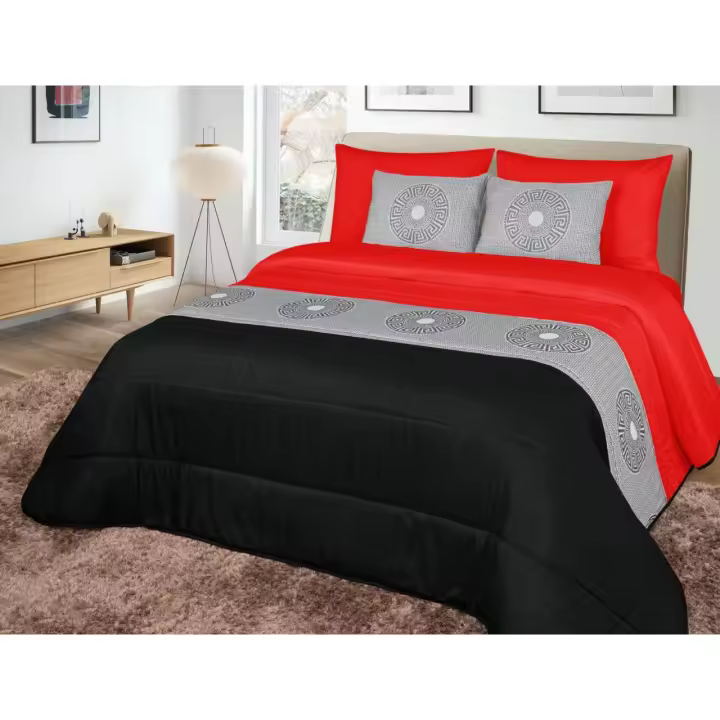 Colcha decorativa, con dos cojines relleno incluido,edredones cama edredon bouti calidad superior,Cómodo y duradero vale para Cama135/150cm Tamaño 240x260cm - 1