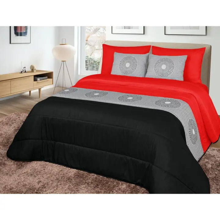 Colcha decorativa, con dos cojines relleno incluido,edredones cama edredon bouti calidad superior,Cómodo y duradero vale para Cama135/150cm Tamaño 240x260cm - 1