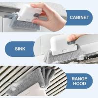 Cepillo De Limpieza Para Ventanas Y Rincones Multifuncional Con Cabeza Interchangeable Herramienta De Limpieza Doméstica Ecológica - details 5