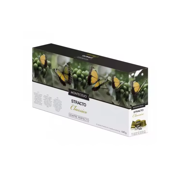 ( 8 x 10 ) 80 Cápsulas Stracto Caffitaly - Sabor Classico - Compatibles con Cafeteras Fagor - Montecelio - 1