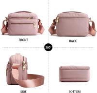 Bolso bandolera para mujer, bolso de mensajero con múltiples bolsos, bolso de hombre, bolso de viaje, bolsos para hombres y mujeres, ajustado para ir de - details 4