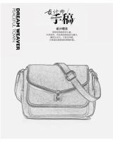 Bolso bandolera de Piel de alta calidad con tres bolsos y Gran capacidad, Bolso de Mensajero informal para Mujer. - details 10