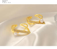 Nuevo Diseño anillo de circón Diseño irregular Mujer Chica Fashion FIESTA DE Bodas Novia Joyas de datos accesorios - details 6