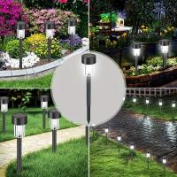 12 Pack Luces Solares Para Jardín LED Impermeables Iluminación De Paisaje Decorativas Para Camino Patio Jardín Yarda - details 3