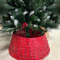 Base de Árbol de Navidad de Mimbre, Pie de Árbol de Navidad, Falda de Árbol de Navidad, Cubre Pie de Árbol, Cesta para Árbol de Navidad, Base de Arbolito de Navidad, Decoración Navideña para Árbol Grande o Pequeño - details 3